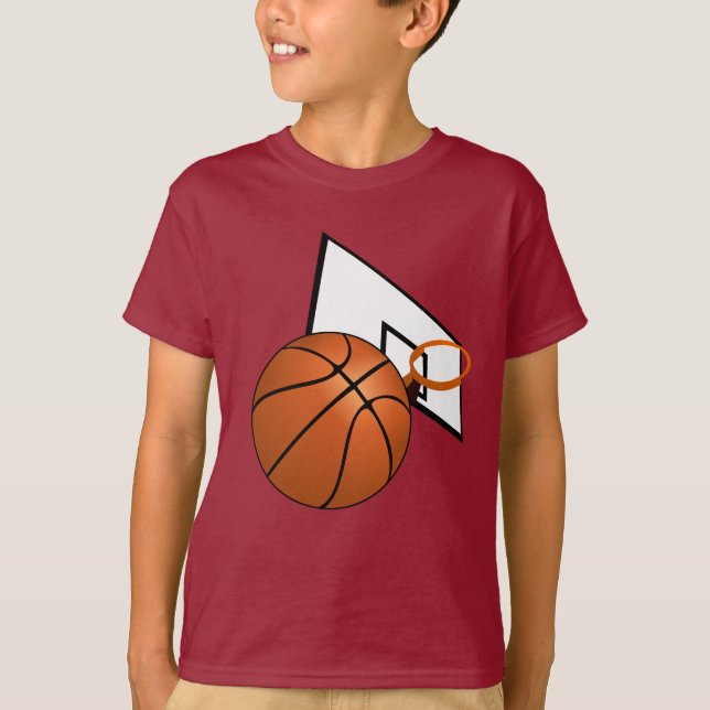 Basketball with Hoop T-Shirt (Front)