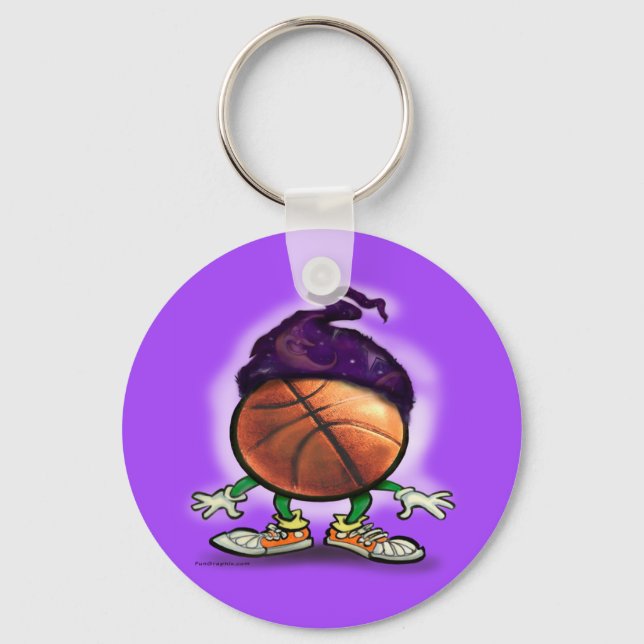 Basketball Wizard Key Ring (Front)