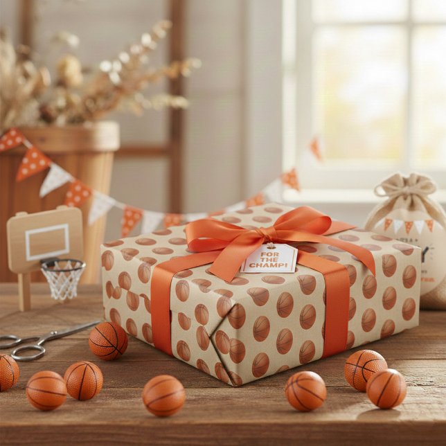 Basketball Wrapping Paper (Creator Uploaded)