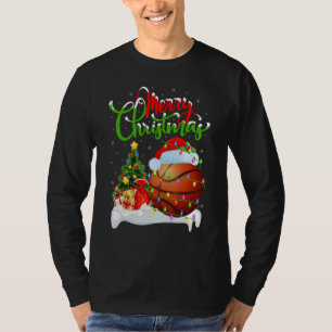 Basketball   Xmas Decorations Santa Basketball Chr T-Shirt