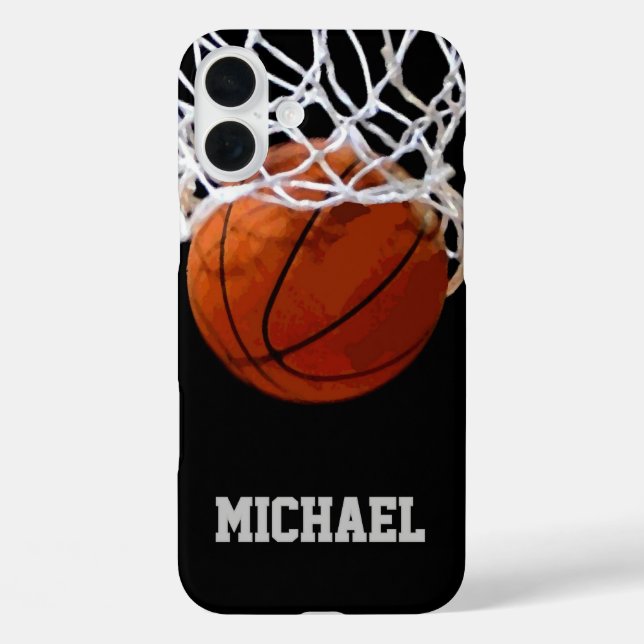 Basketball Your Name Case-Mate iPhone Case (Back)