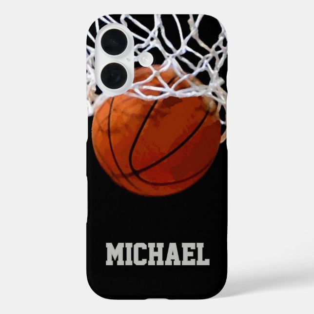 Basketball Your Name Case-Mate iPhone Case (Back)