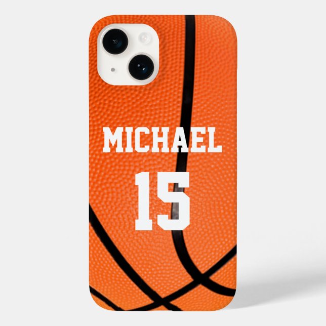 Basketball Your Name Case-Mate iPhone Case (Back)
