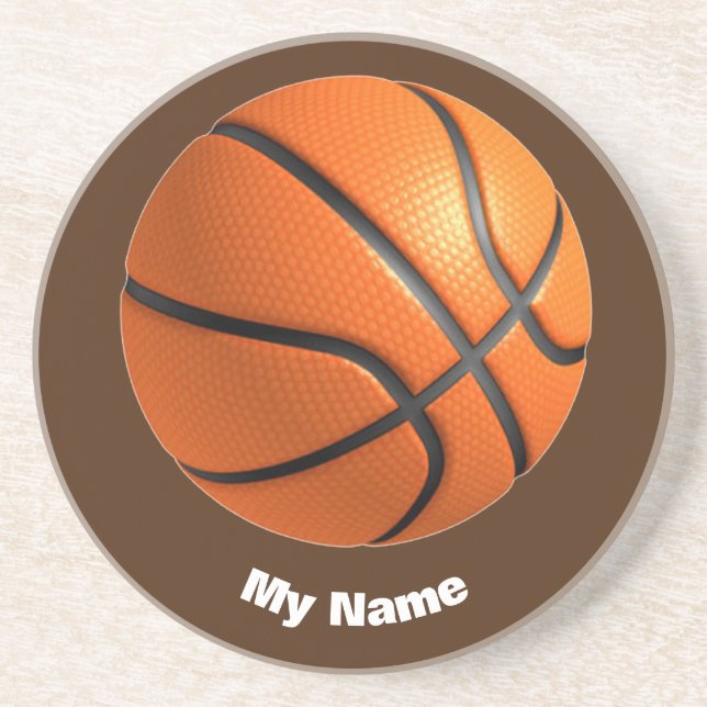 Basketball Your Name Coaster (Front)