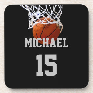Basketball Your Name Coaster