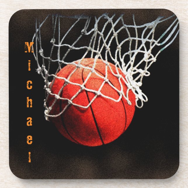 Basketball Your Name Coaster (Front)
