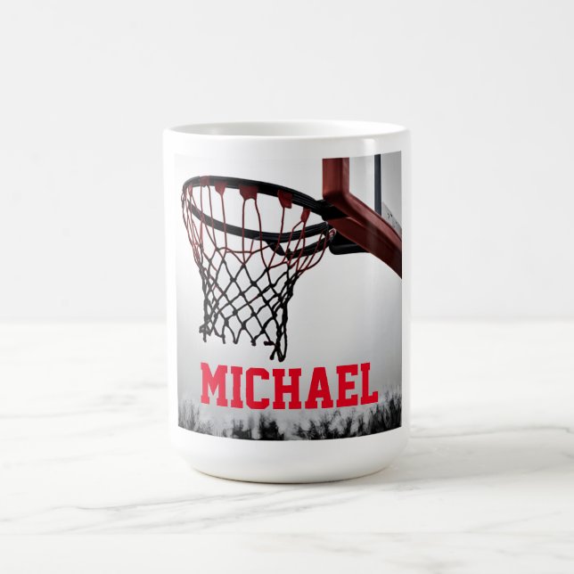 Basketball Your Name Coffee Mug (Center)