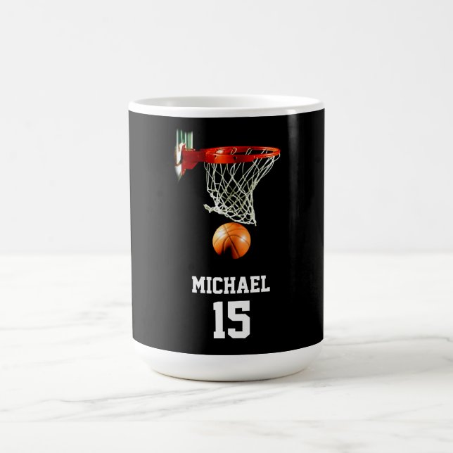 Basketball Your Name Coffee Mug (Center)