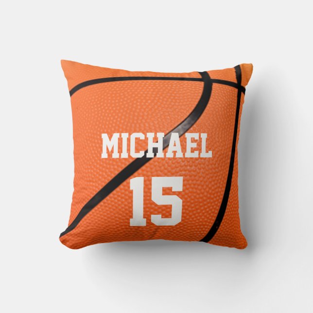 Basketball Your Name Cushion (Front)
