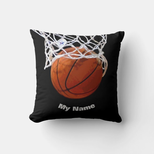 Basketball Your Name Cushion (Front)