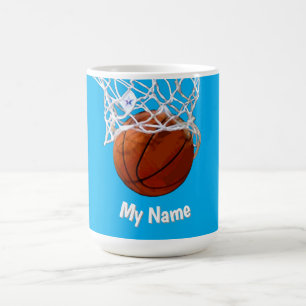 Basketball Your Name Custom Coffee Mug