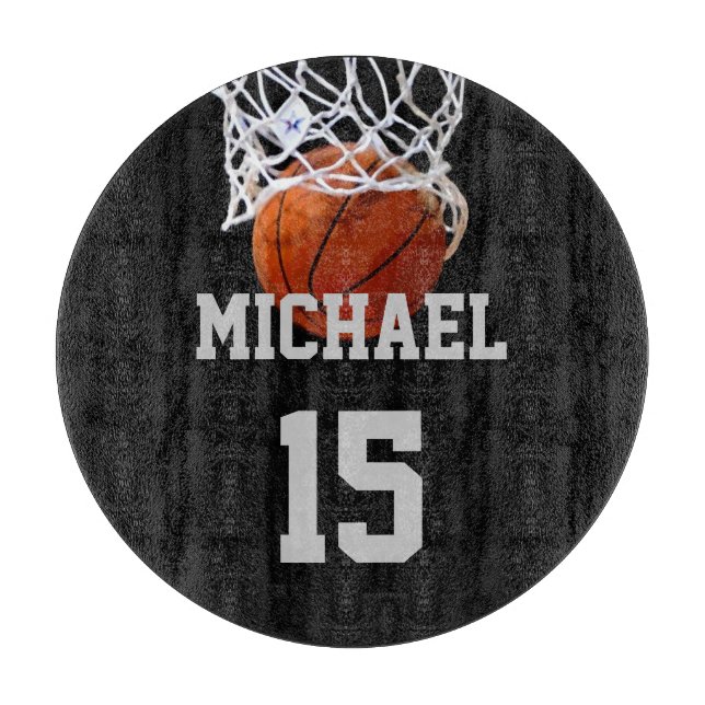 Basketball Your Name Cutting Board (Front)