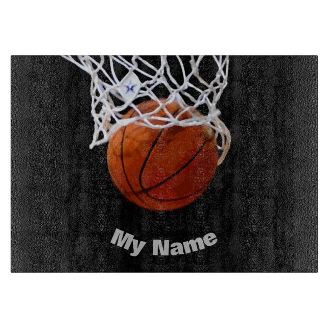 Basketball Your Name Cutting Board (Front)