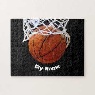 Basketball Your Name Jigsaw Puzzle