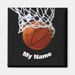 Basketball Your Name Magnet