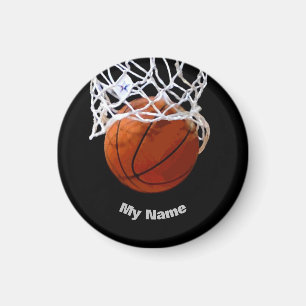 Basketball Your Name Magnet