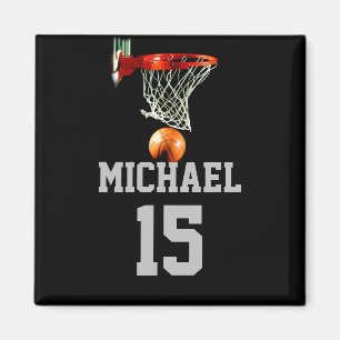 Basketball Your Name Magnet