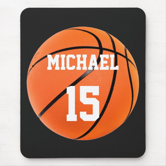 Basketball Your Name Mouse Pad (Front)