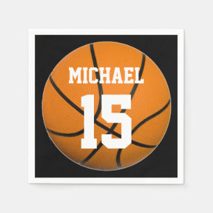 Basketball Your Name Napkin