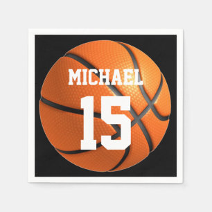 Basketball Your Name Napkin