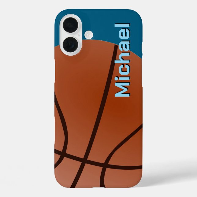 Basketball Your Name Personal Information   Case-Mate iPhone Case (Back)
