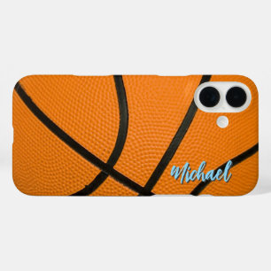 Basketball Your Name Personal Information   iPhone 16 Plus Case