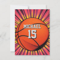 Basketball Your Name Pop Art