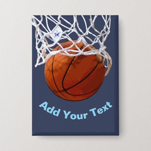 Basketball Your Name Text Message Slogan Custom (Front)