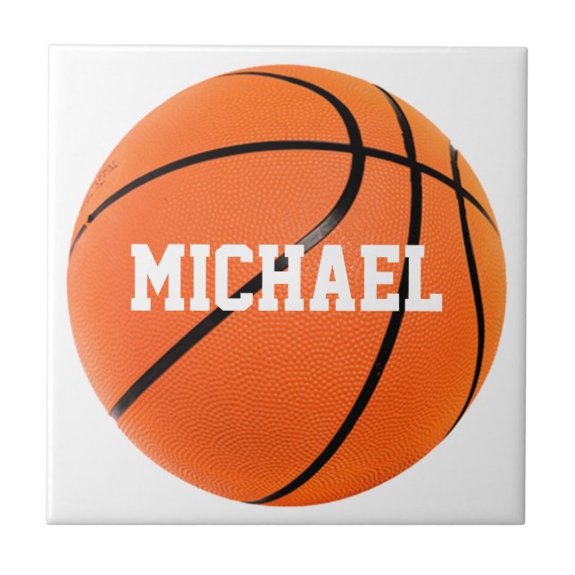 Basketball Your Name Tile (Front)