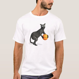 Basketballer Racoon T-Shirt