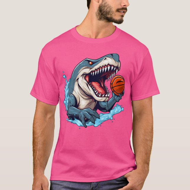 Basketballer Shark T-Shirt (Front)