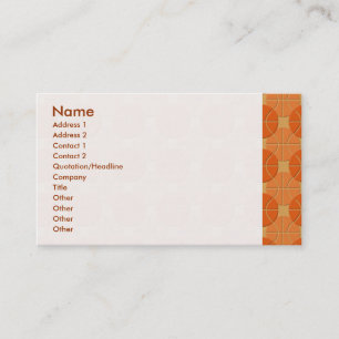Basketballs pattern business card