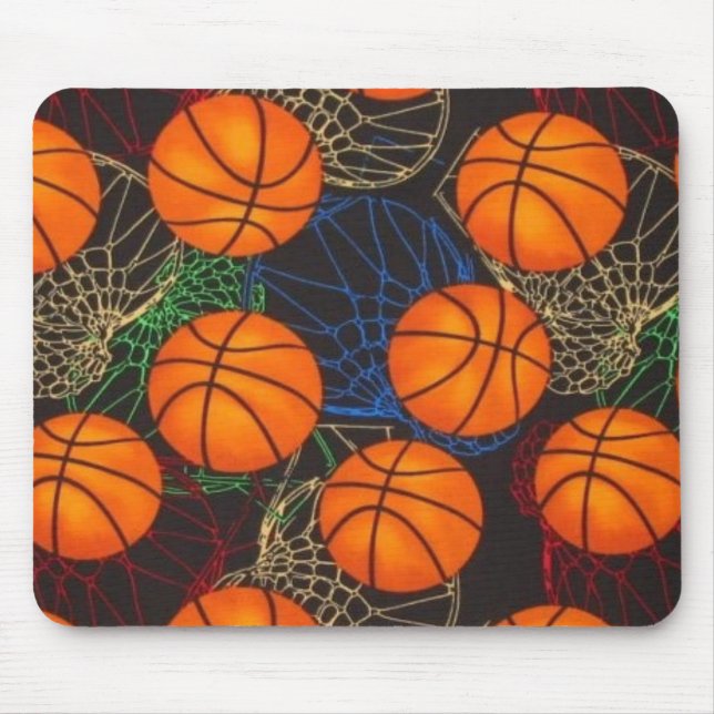 Basketballsandnets Mouse Pad (Front)