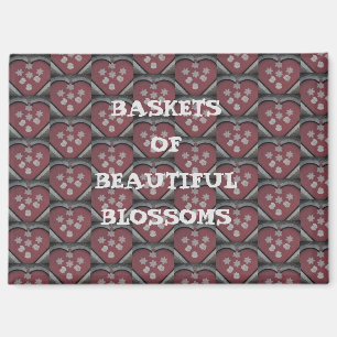 Baskets Of Beautiful Blossoms Magnet