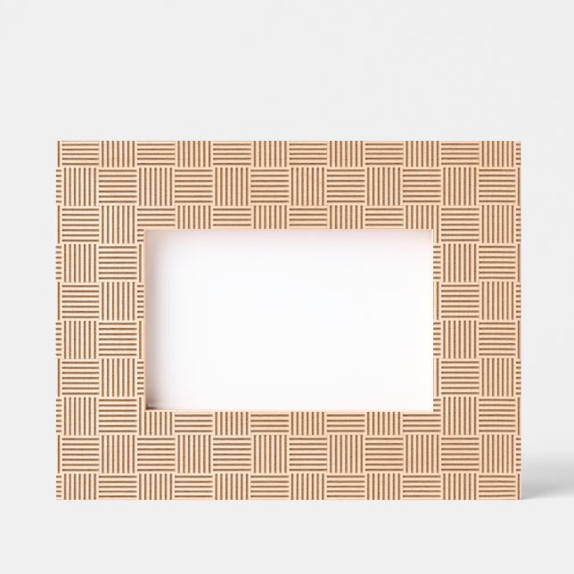 Basketweave Design Etched Frames (Front)