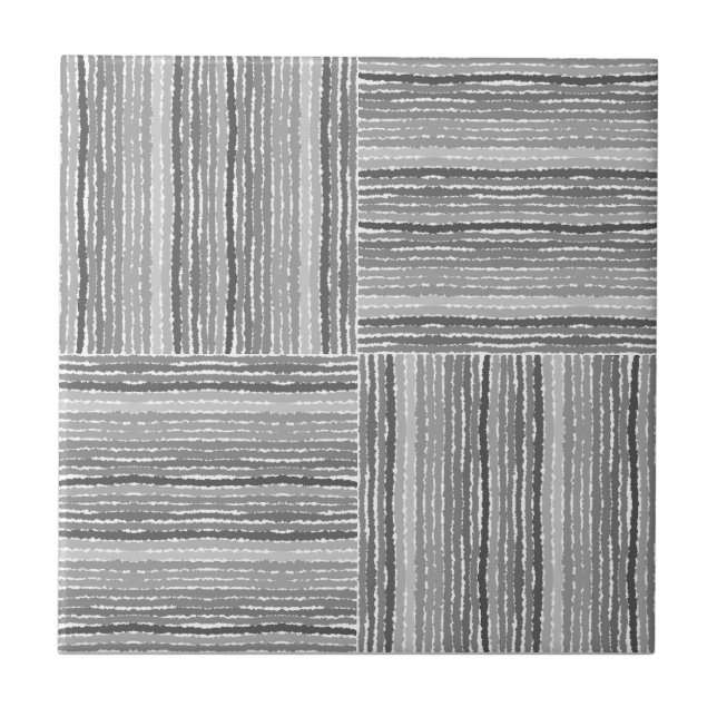 Basketweave Hand Drawn Tile (Front)