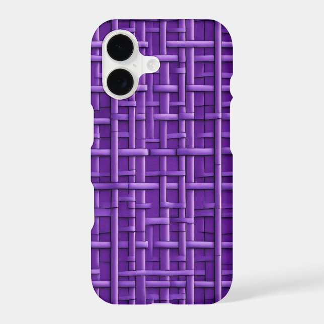 basketweave pattern in regal purple (Back)