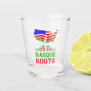 Basque American Roots Shot Glass