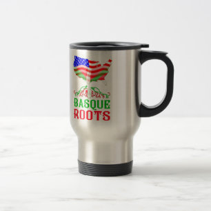 Basque American Roots Travel Mug