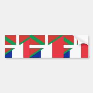 Basque Country And France, Hungary Bumper Sticker
