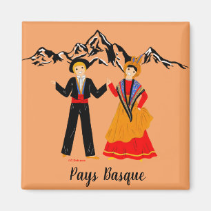 Basque Country, France Magnet