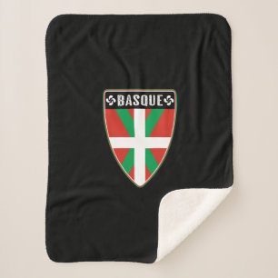 Basque Country Shield Sherpa Blanket