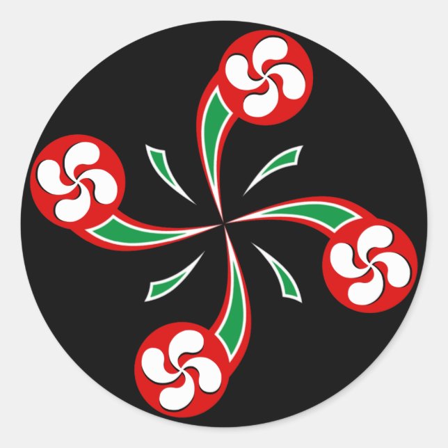 Basque Cross Sticker (Front)