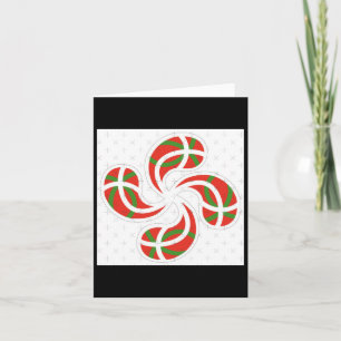 Basque Cross Sticker Card