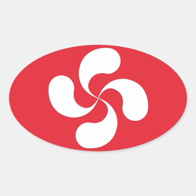 Basque Cross sticker "Lauburu" (Front)