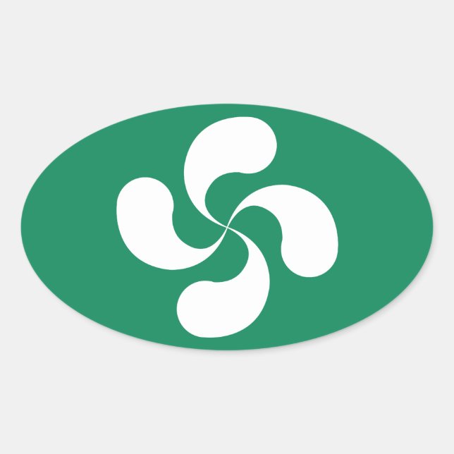 Basque Cross sticker "Lauburu" (Front)