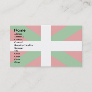Basque Flag Business Card