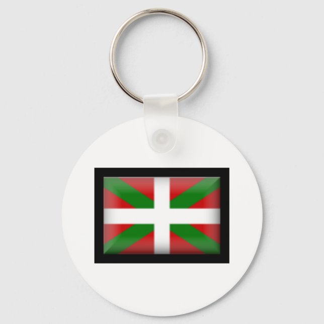 Basque Flag   País Vasco Key Ring (Front)