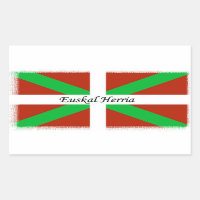 Basque Flag With Euskal Herria Sticker