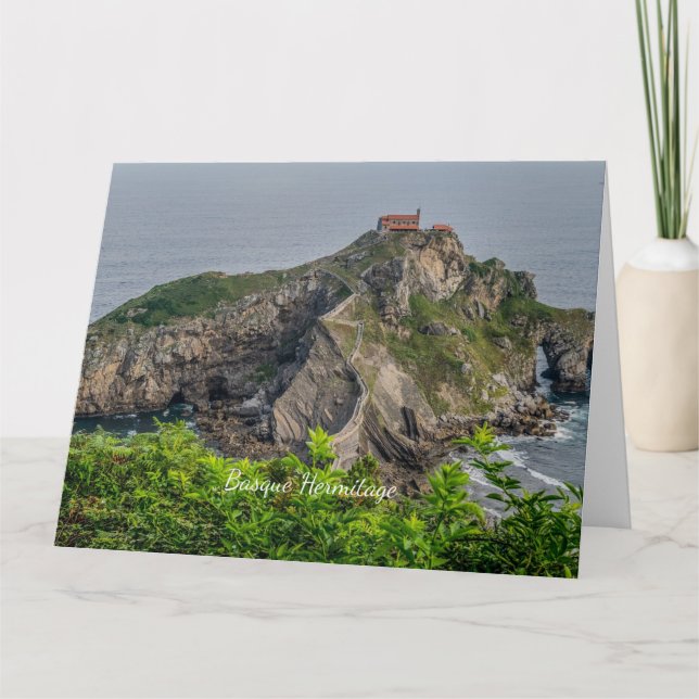 Basque Hermitage, San Juan de Gaztelugatxe Card (Front)
